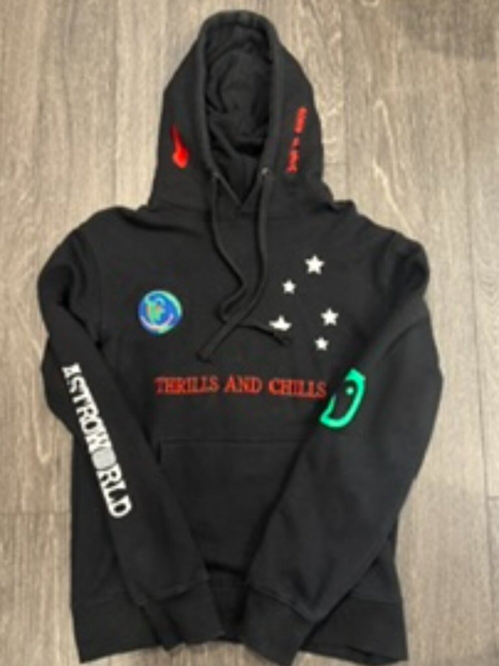 Travis Scott Astroworld Thrills and Chills "Out of this World" Hoodie